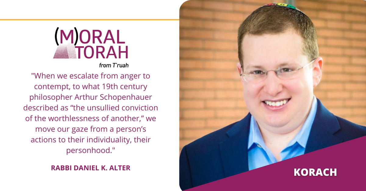 Korach: Holding Onto Hope For Korach | T'ruah