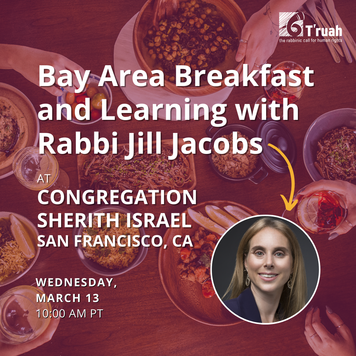 Bay Area Breakfast and Learning w Rabbi Jill Jacobs