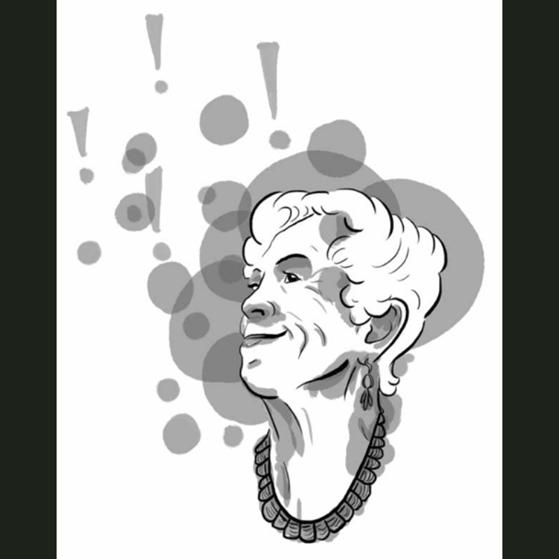 Illustration of Grandma Nettie